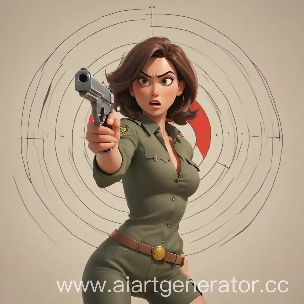 Side-View-of-Dynamic-Woman-Shooting-Target