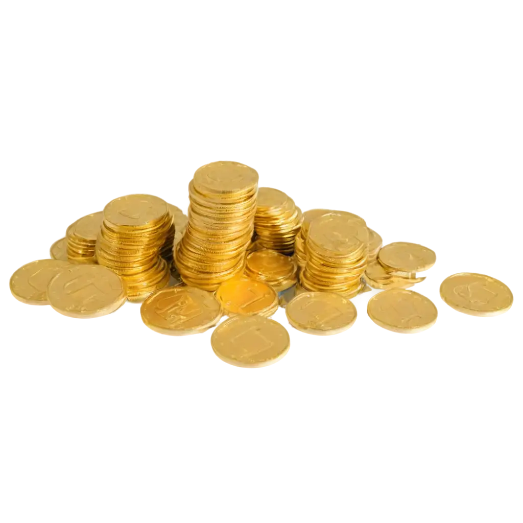 Create Stunning PNG Image of Many Gold Coins AI Art Prompt Engineering ...