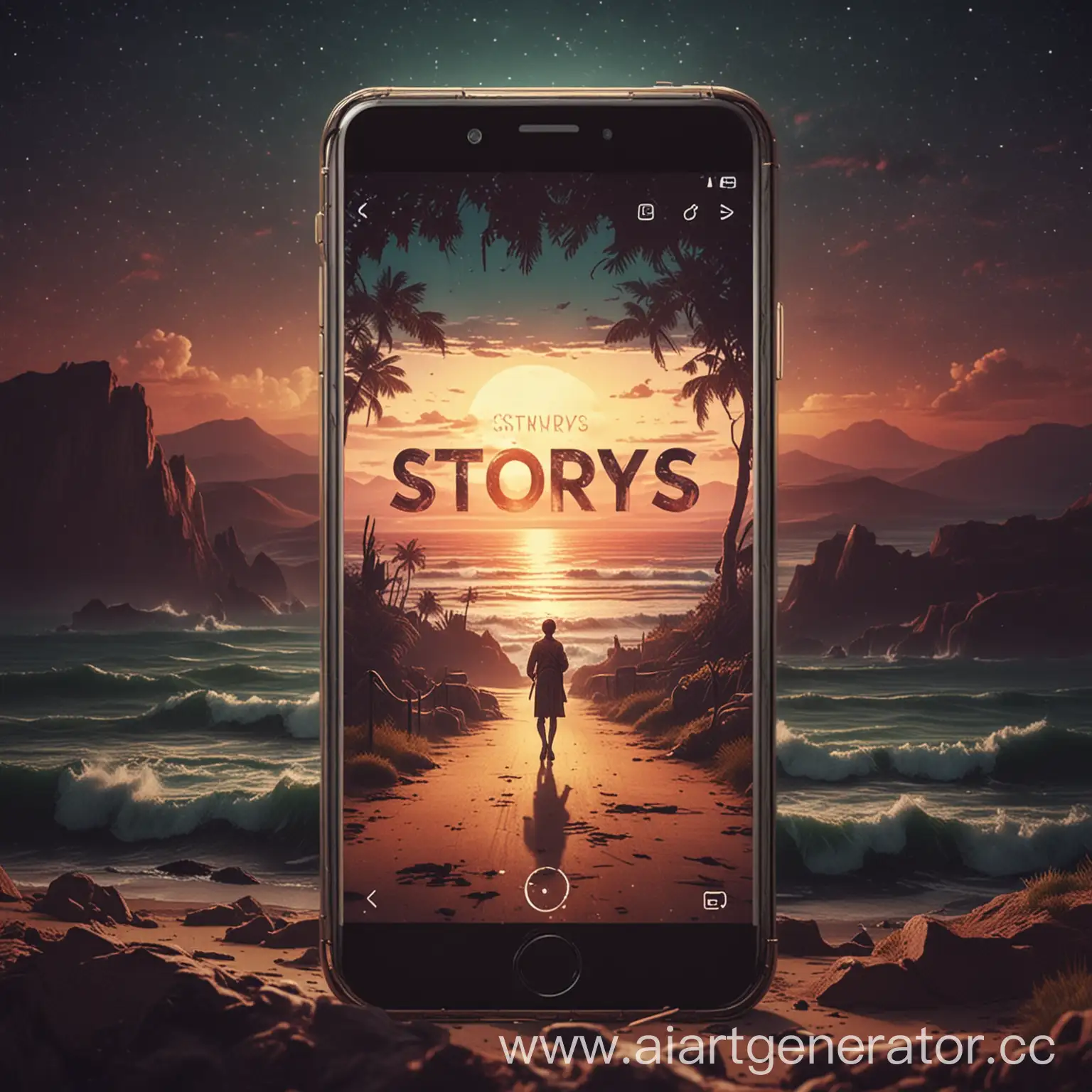 Retro-Style-Smartphone-with-Storytelling-Vibes