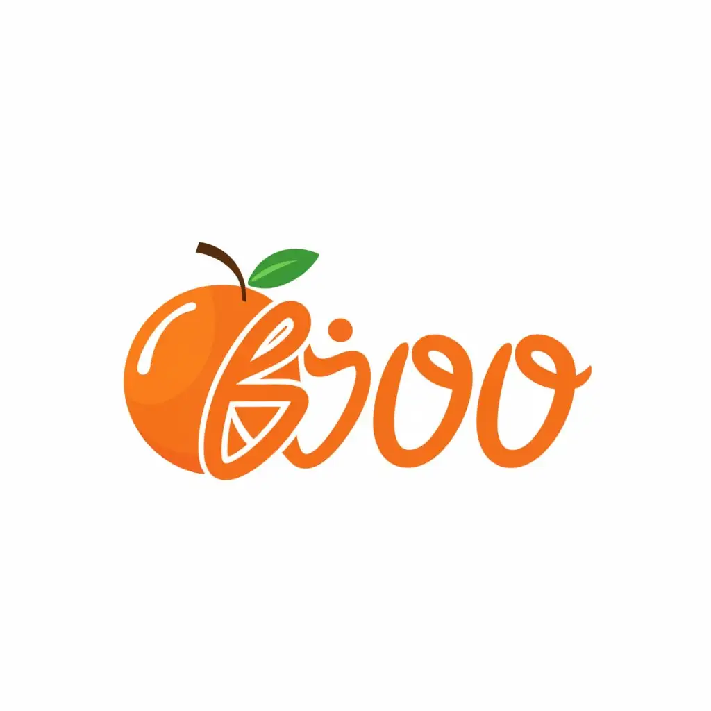 a logo design, with the text 'LaoBiao', main symbol: Gannan navel orange, Moderate, be used in Entertainment industry, clear background