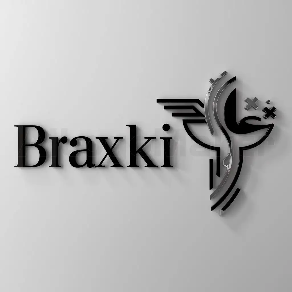 a logo design,with the text 'braxki', main symbol:health,Moderate,be used in Medical Dental industry,clear background