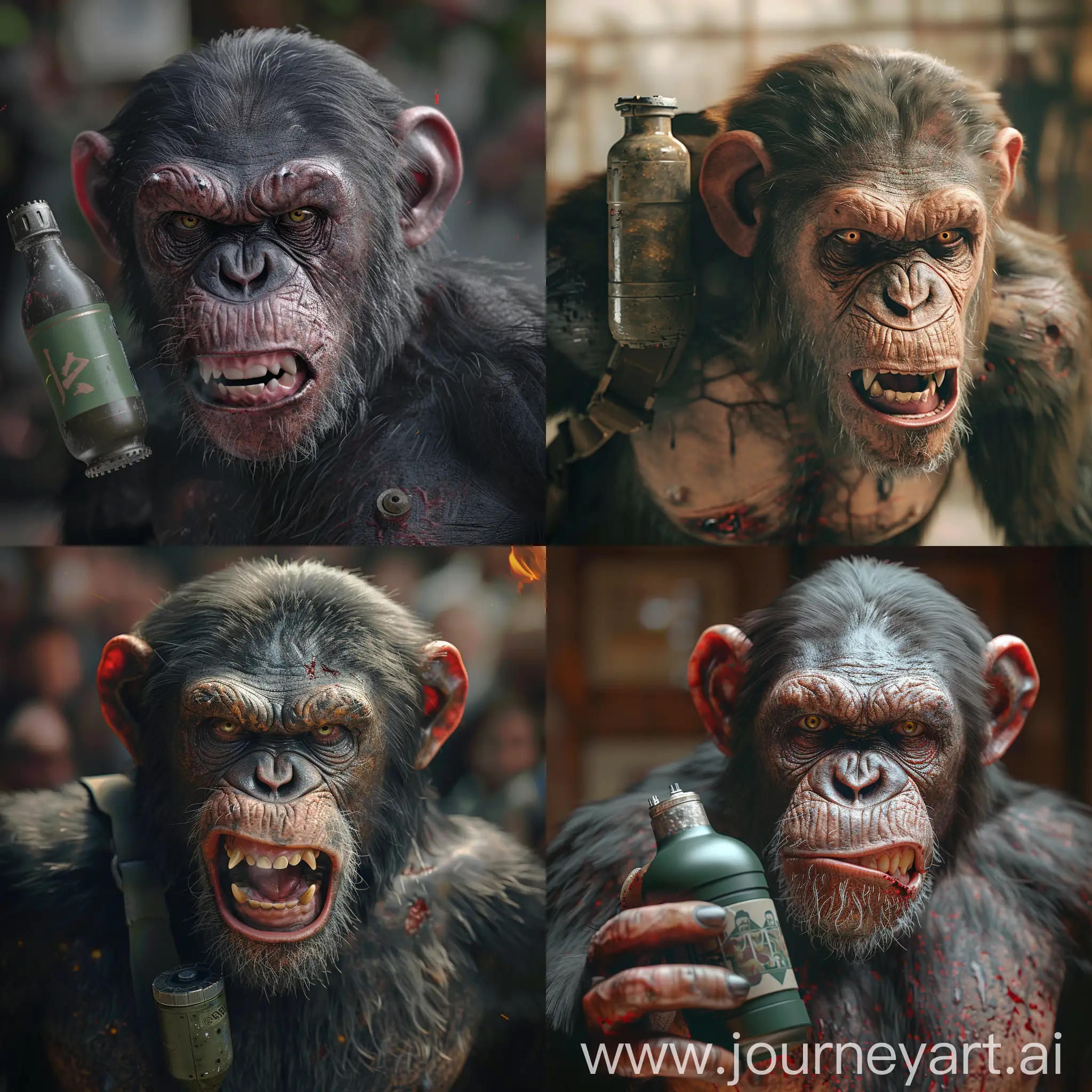 Angry-Monkey-Holding-Grenade-in-UltraRealistic-4K-Image