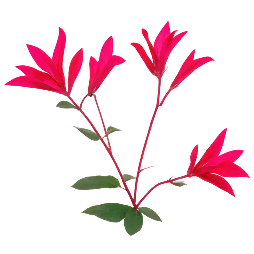 Vivid-Red-Fuscia-Bush-PNG-Image-Enhance-Your-Content-with-Stunning-Visuals