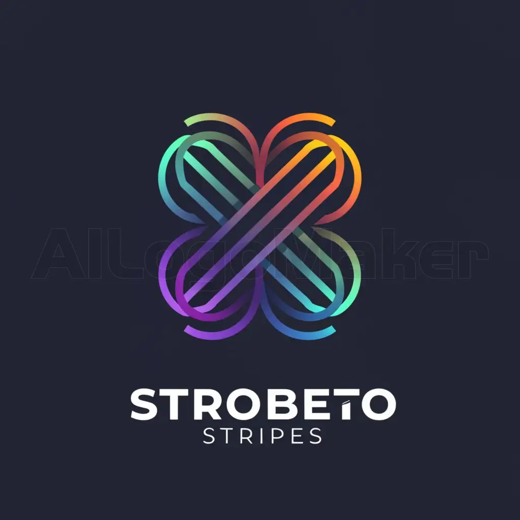 a logo design,with the text "STROBETO Stripes", main symbol:traffic lines hyper modern,complex,be used in 0 industry,clear background