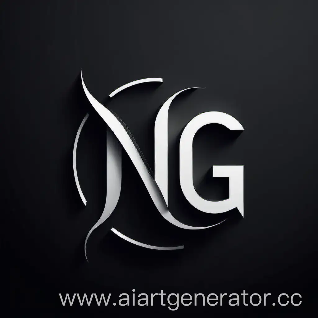 Creative-Logo-Design-Elegant-NG-in-White-on-Black-Background