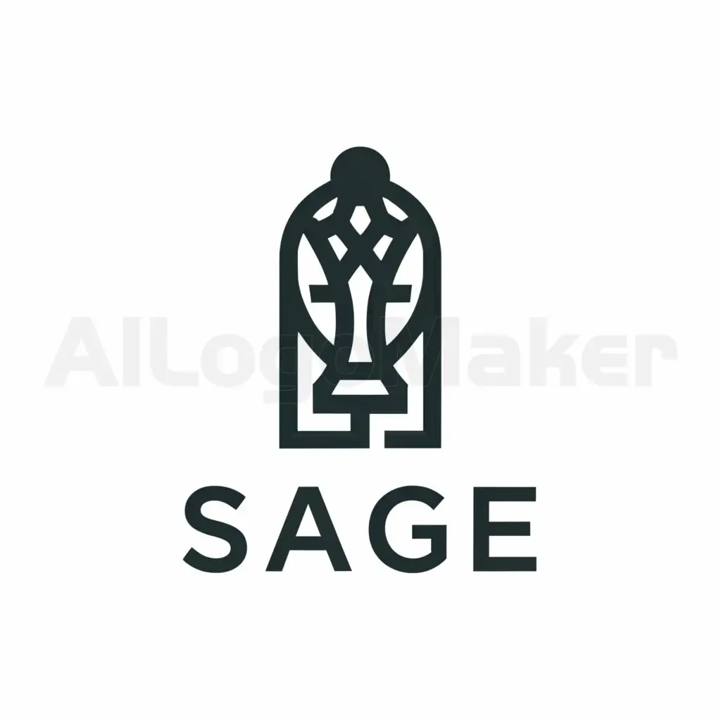a logo design,with the text "SAGE", main symbol:SAGE,complex,be used in Sports Fitness industry,clear background