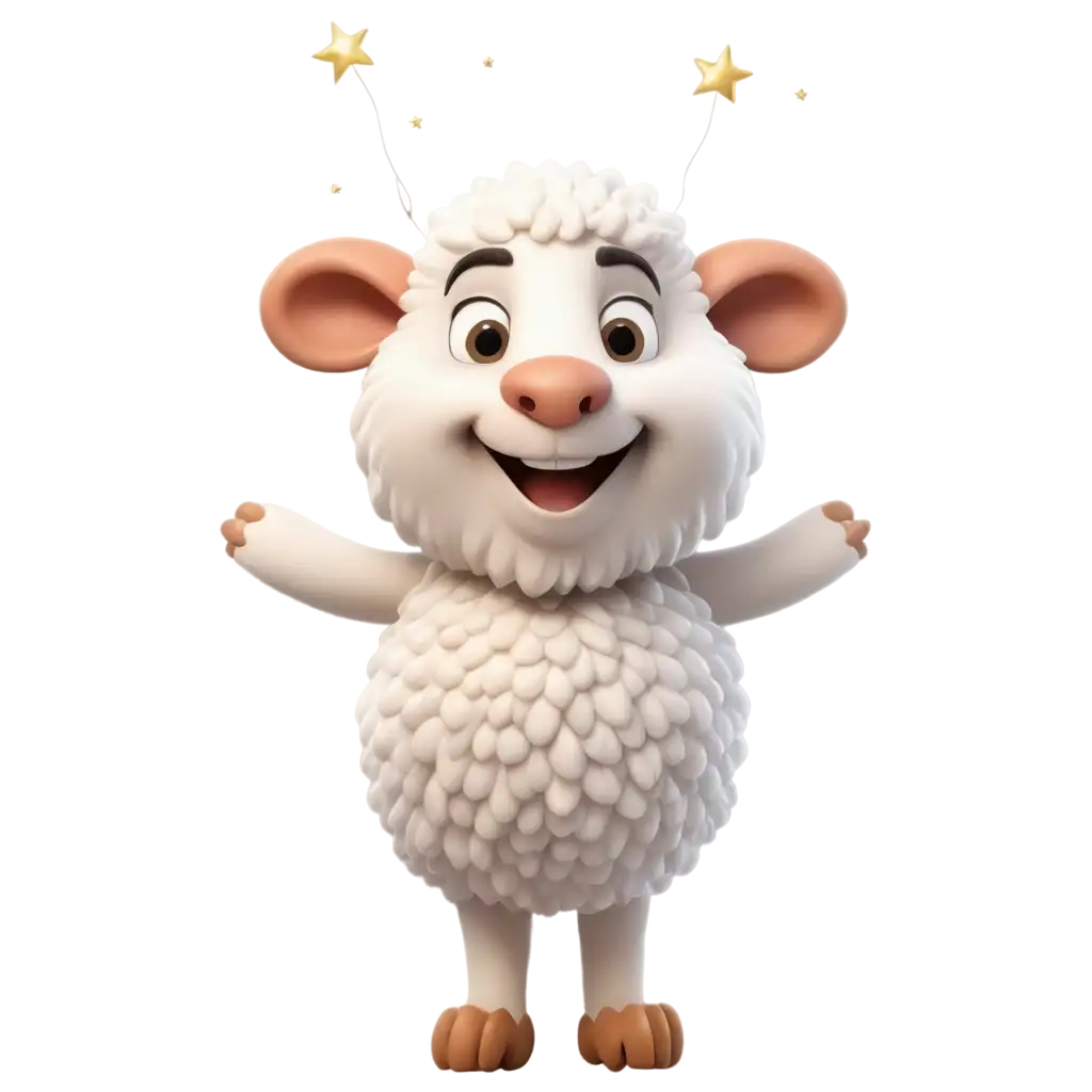 Cute-Happy-Sheep-Celebration-3D-PNG-Image-Front-View-for-Joyful-Occasions