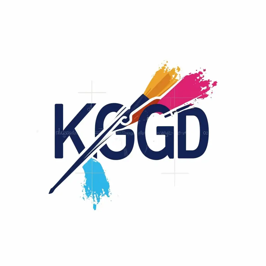 a logo design,with the text "KSiGD", main symbol:art,Moderate,be used in Education industry,clear background