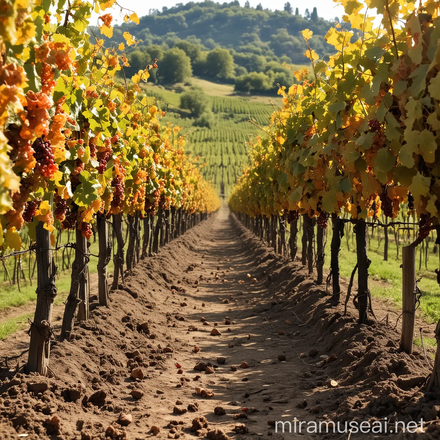 vineyards, being destroyed by bacteria, cured by biologicals