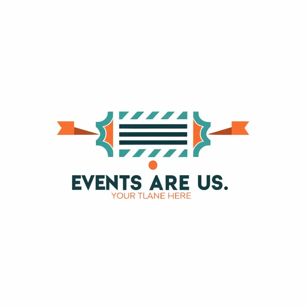 a logo design,with the text "Events Are Us", main symbol:Special Occasion,Moderate,be used in 0 industry,clear background