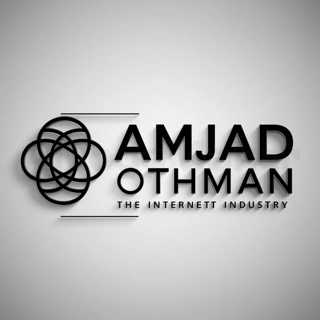 a logo design,with the text "Amjad Othman", main symbol:BAAB,complex,be used in Internet industry,clear background