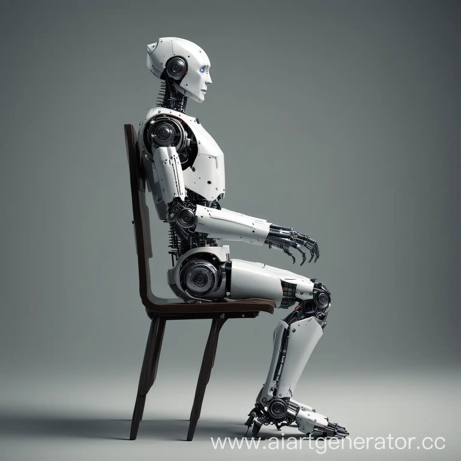 Robot-Sitting-on-Chair-Side-View