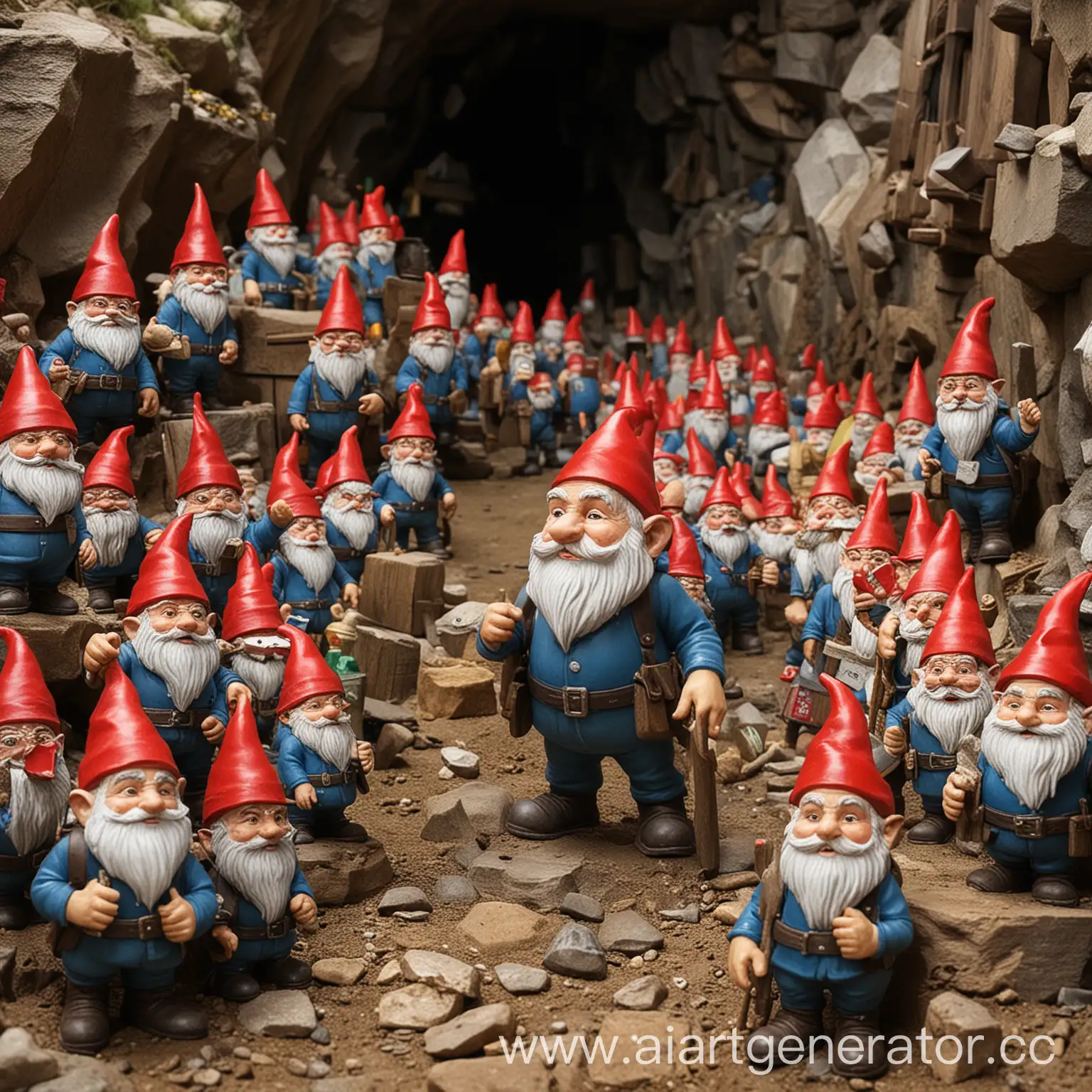 Busy-Gnome-Workers-in-the-Mines-A-Bustling-Underground-Scene