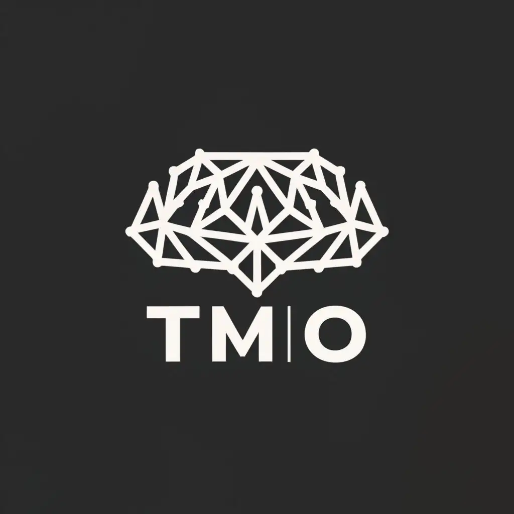a logo design,with the text "TMO", main symbol:Mind (dark colour),Moderate,be used in Religious industry,clear background