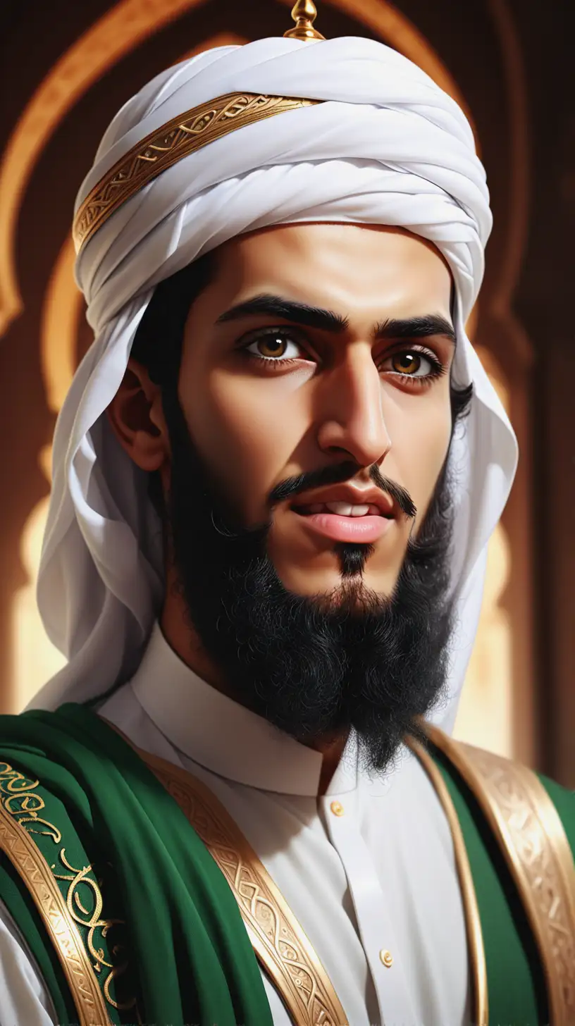 Ammar ibn Yasir Companion of Prophet Muhammad in Majestic Ultra HD Portrait