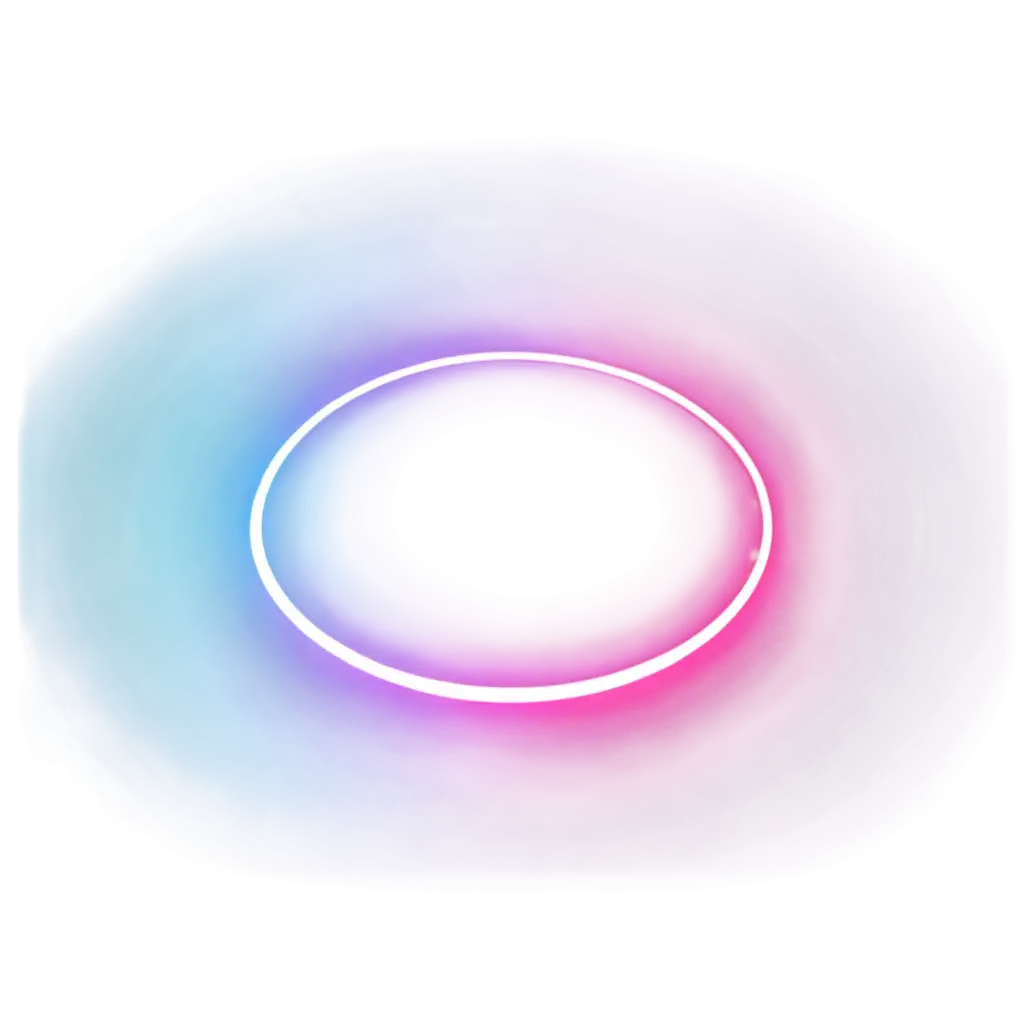 Neon Gradient Glow circle
