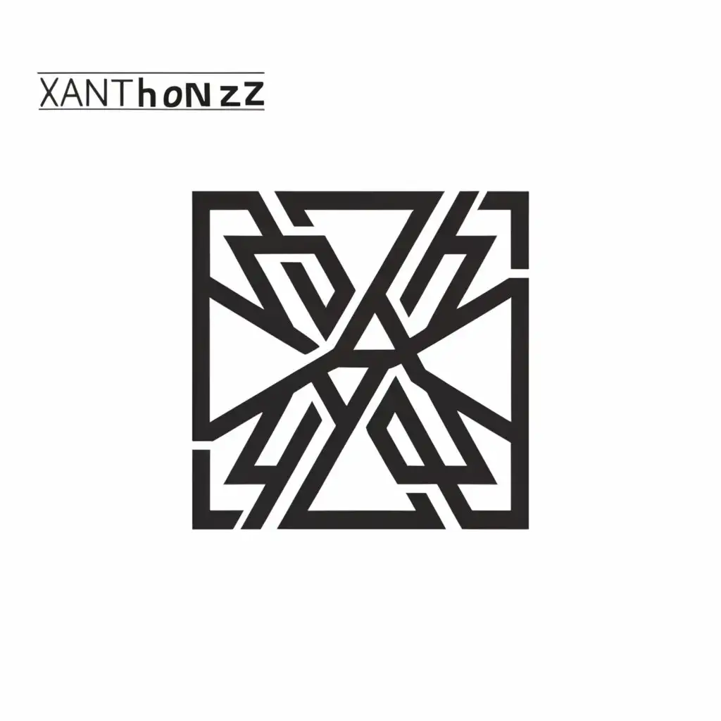 a logo design,with the text "Xanthronz", main symbol:Powerful,Moderate,clear background