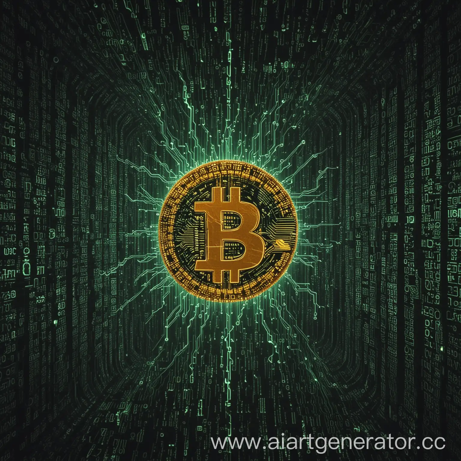 MatrixInspired-Bitcoin-Logo-Design