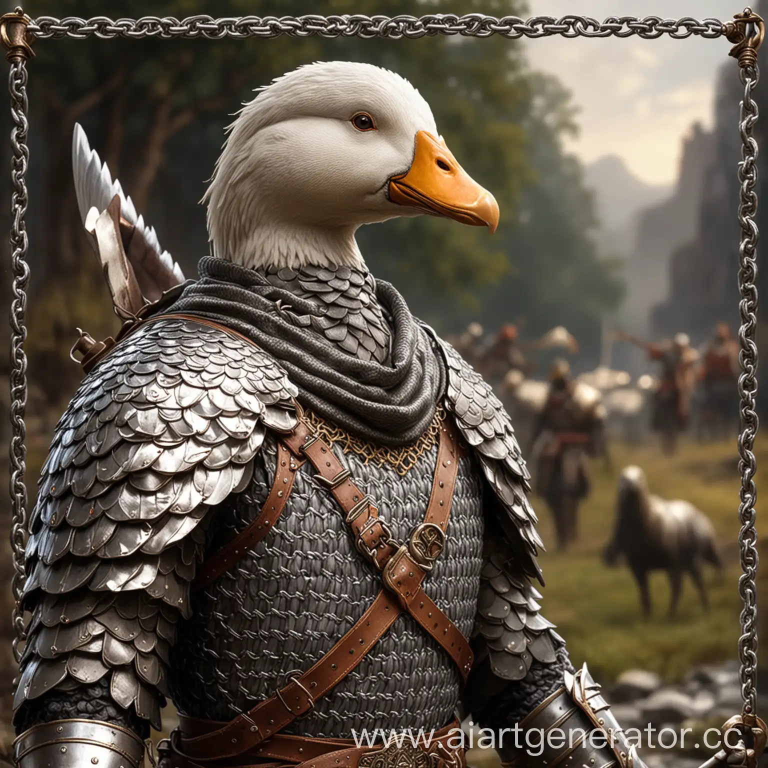 Iconic-Goose-Warrior-in-Chainmail-Majestic-Waterfowl-Defender-Art