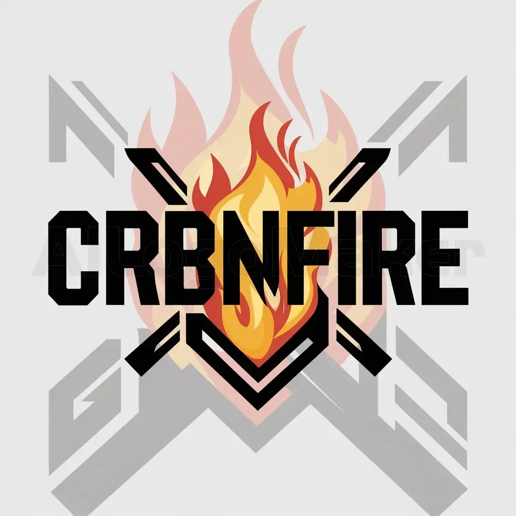 LOGO-Design-For-CRBNFIRE-Dynamic-Text-with-Gaming-Industry-Appeal