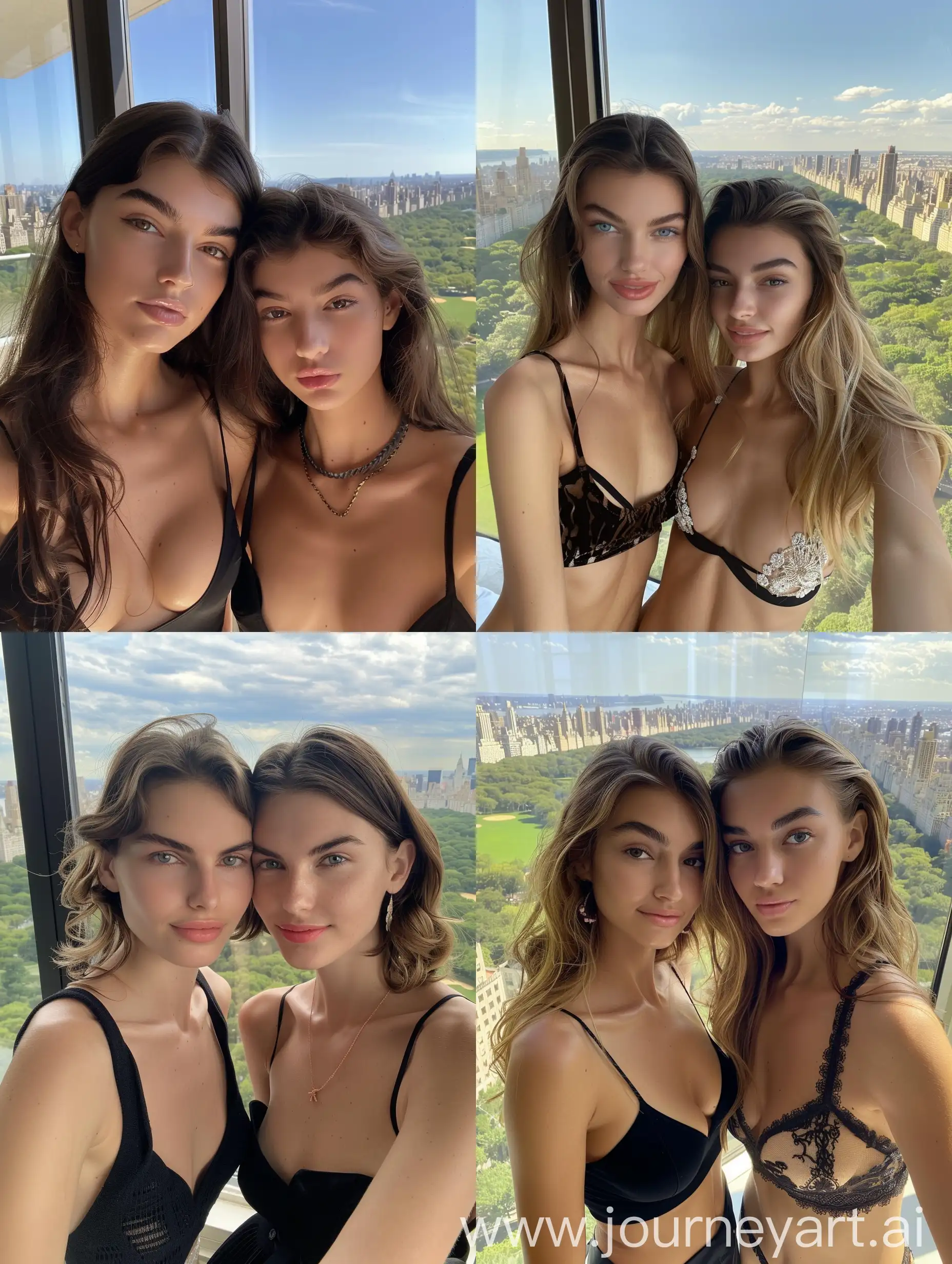 Millionaire-MotherDaughter-Instagram-Selfie-with-Central-Park-View