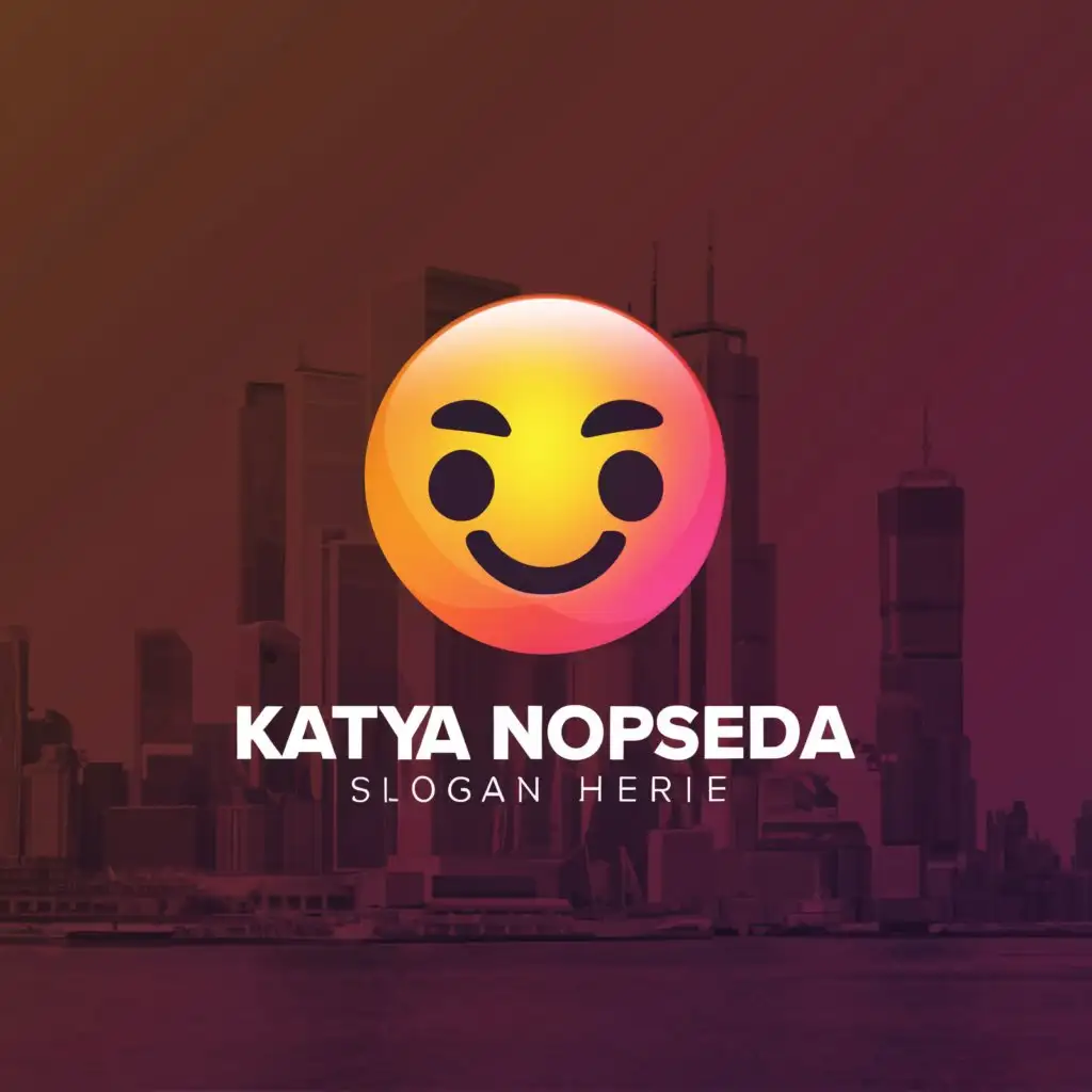 a logo design,with the text "KATYA Neposeda", main symbol:Emoji,Moderate,be used in Home Family industry,clear background