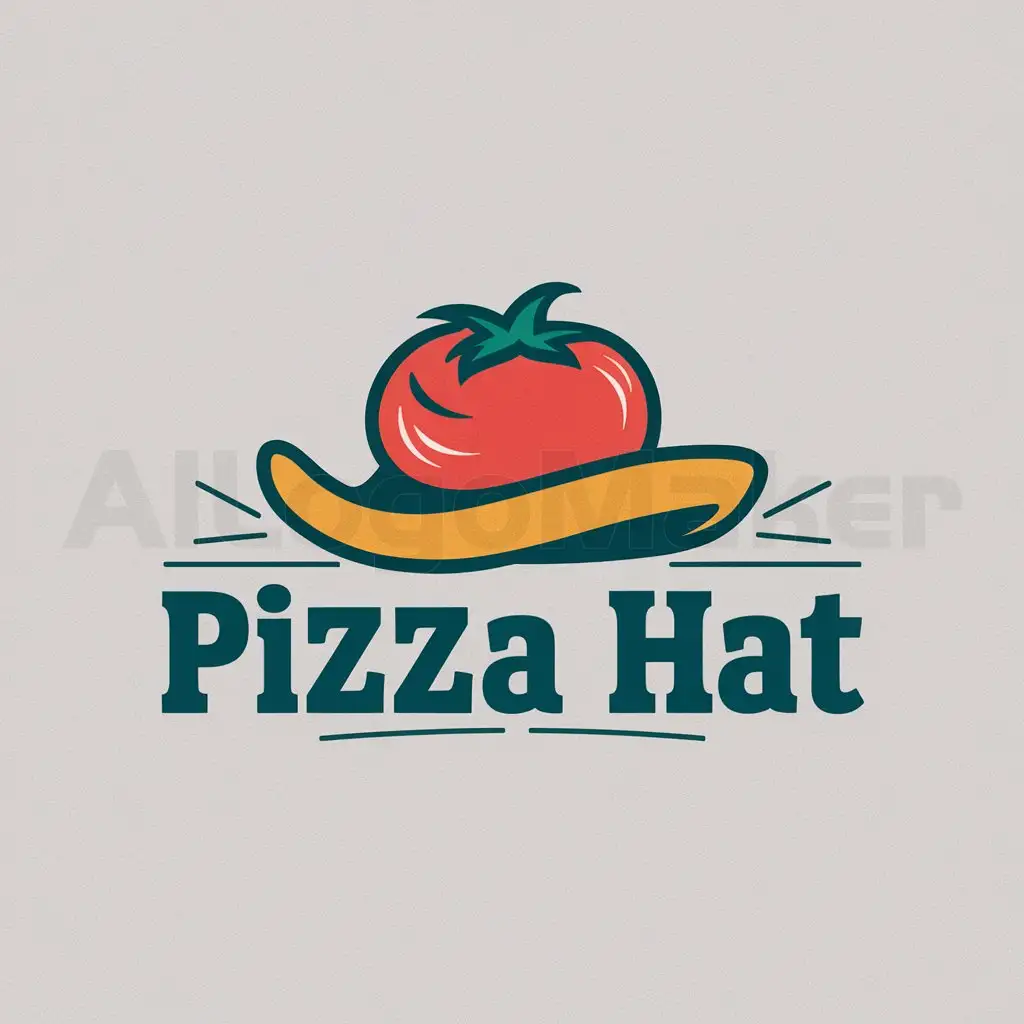 LOGO-Design-For-Pizza-Hat-Tomato-with-Costeo-Hat-Theme