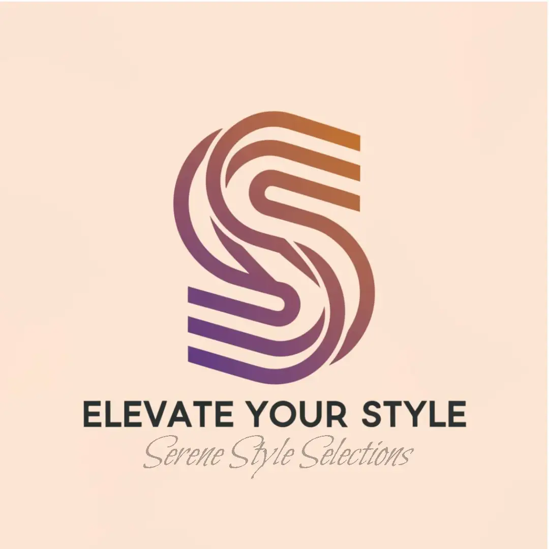 a logo design,with the text "Serene Style Selections
ElevateYourStyle", main symbol:S,Moderate,be used in Fashion industry,clear background