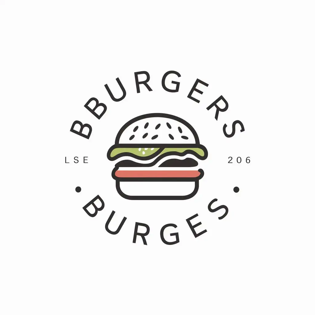 a logo design,with the text "Burgers", main symbol:burgER,Moderate,clear background