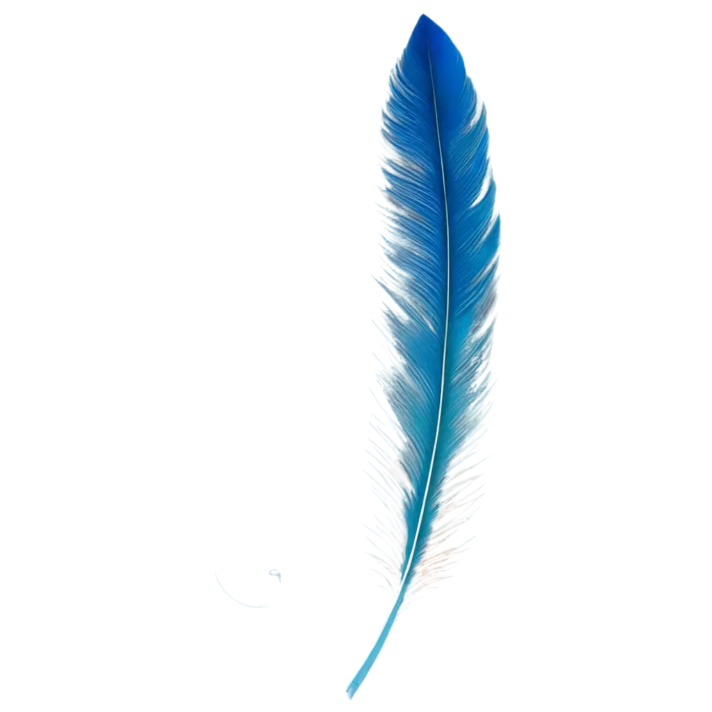 Feather-Blue-PNG-Mesmerizing-Digital-Artwork-for-Creative-Projects