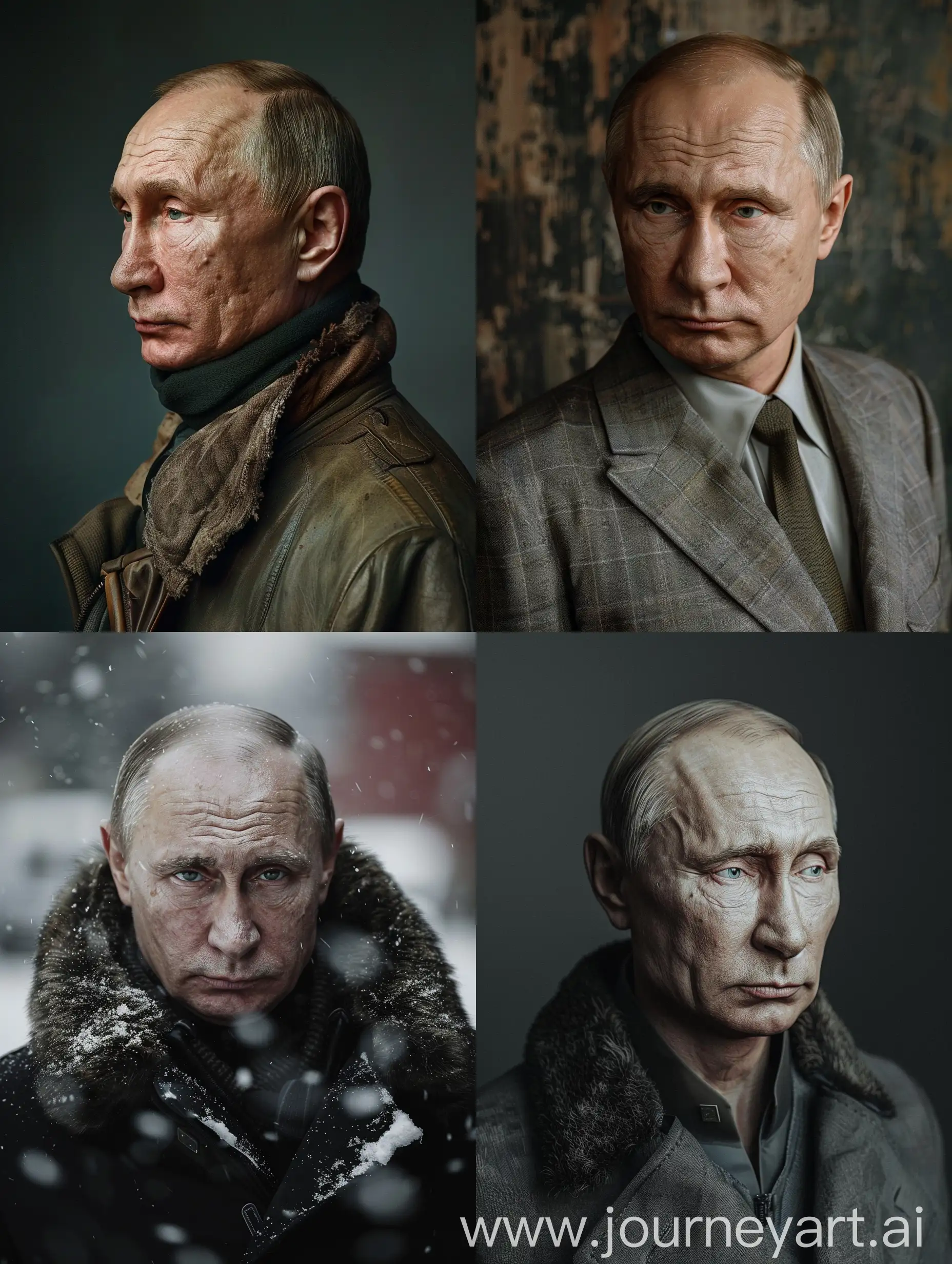very real clear color photo of a Putin in high quality by Niki Boon