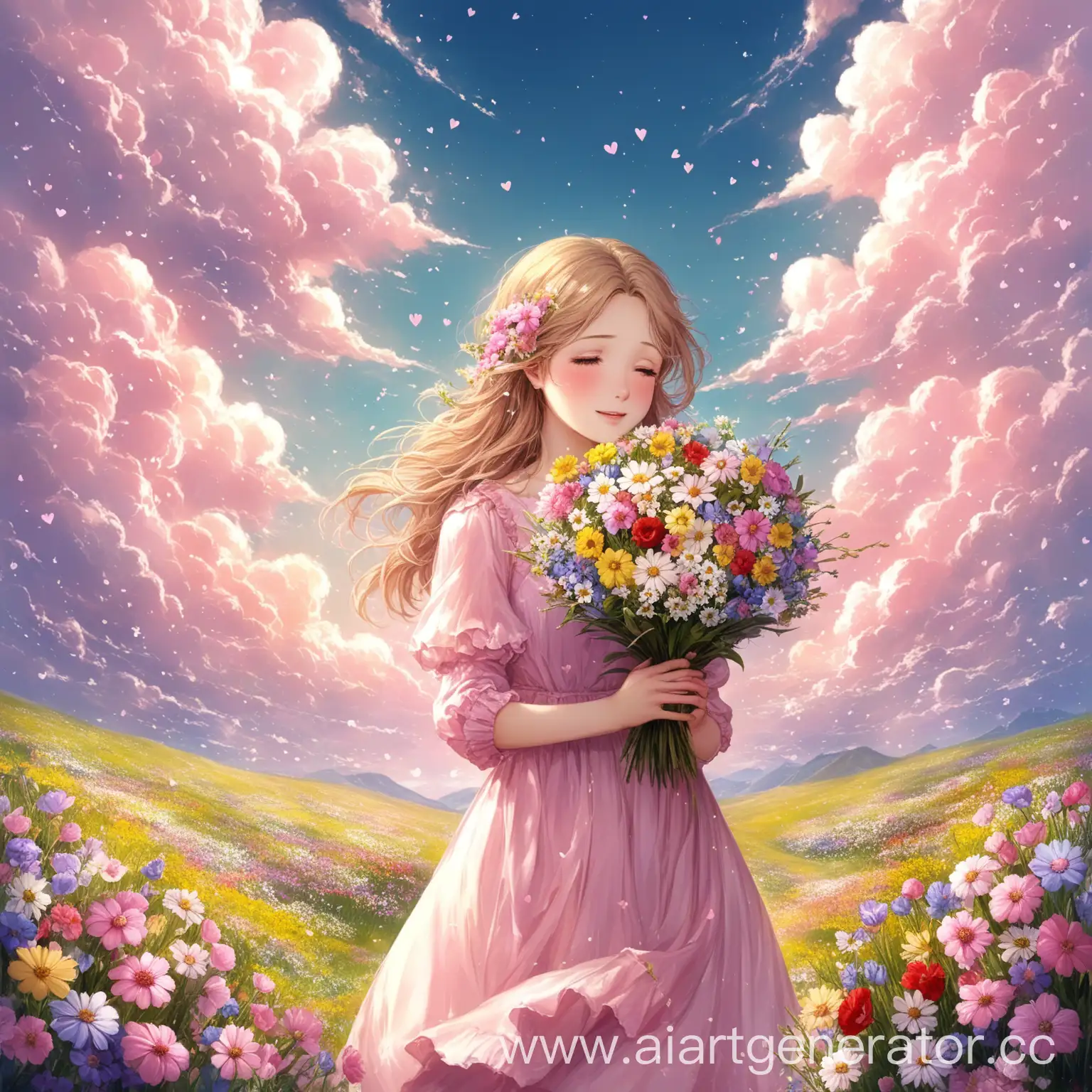 Я приду, когда зацветёт весна
И покрасит в розовый собой облака
Соберу букет полевых цветов
И спрячу
И моё сердечко болит от любви
Просто слушай, ничего мне не говори
Первое свиданье последней весны
Я плачу