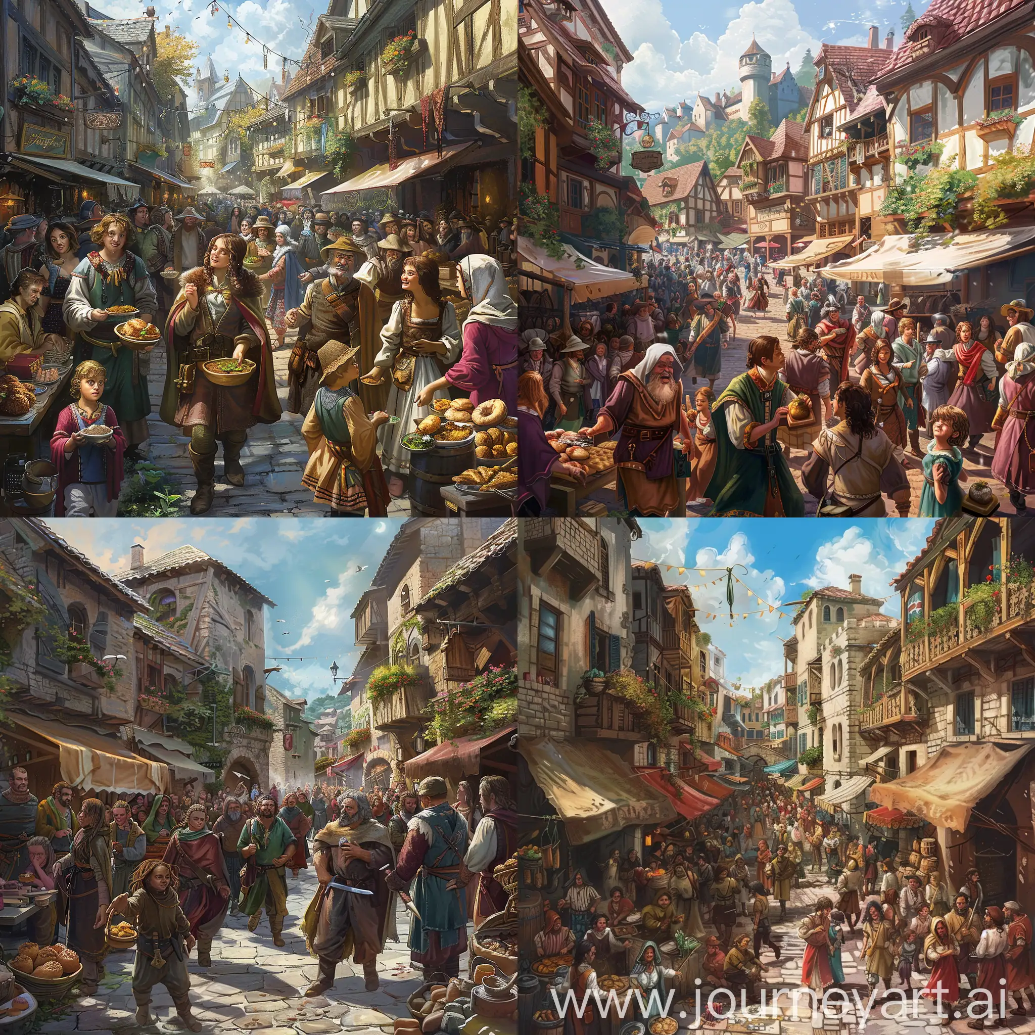 Picturesque-Town-Bustling-with-DnD-Characters-and-Aromas-of-Fresh-Pastries