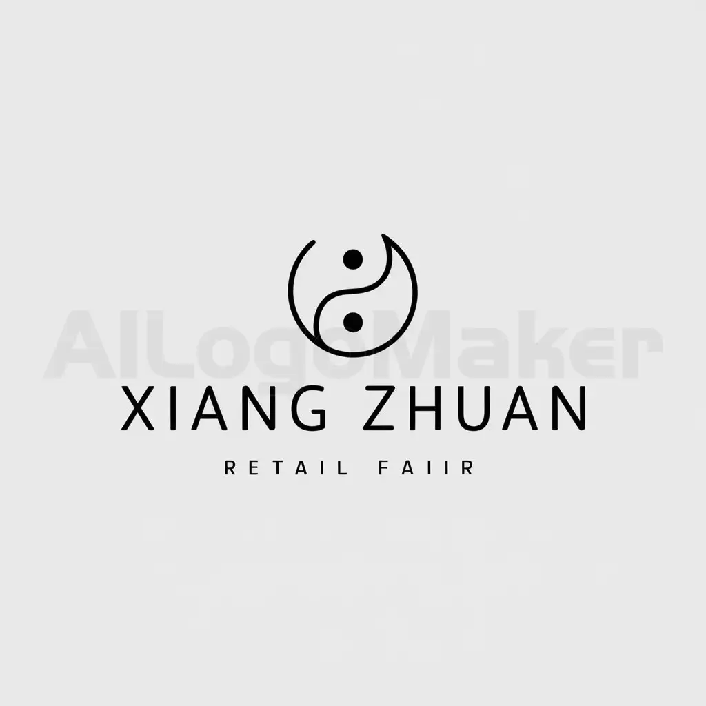 a logo design,with the text "xiang zhuan", main symbol:Xiangyun,Minimalistic,be used in Retail industry,clear background