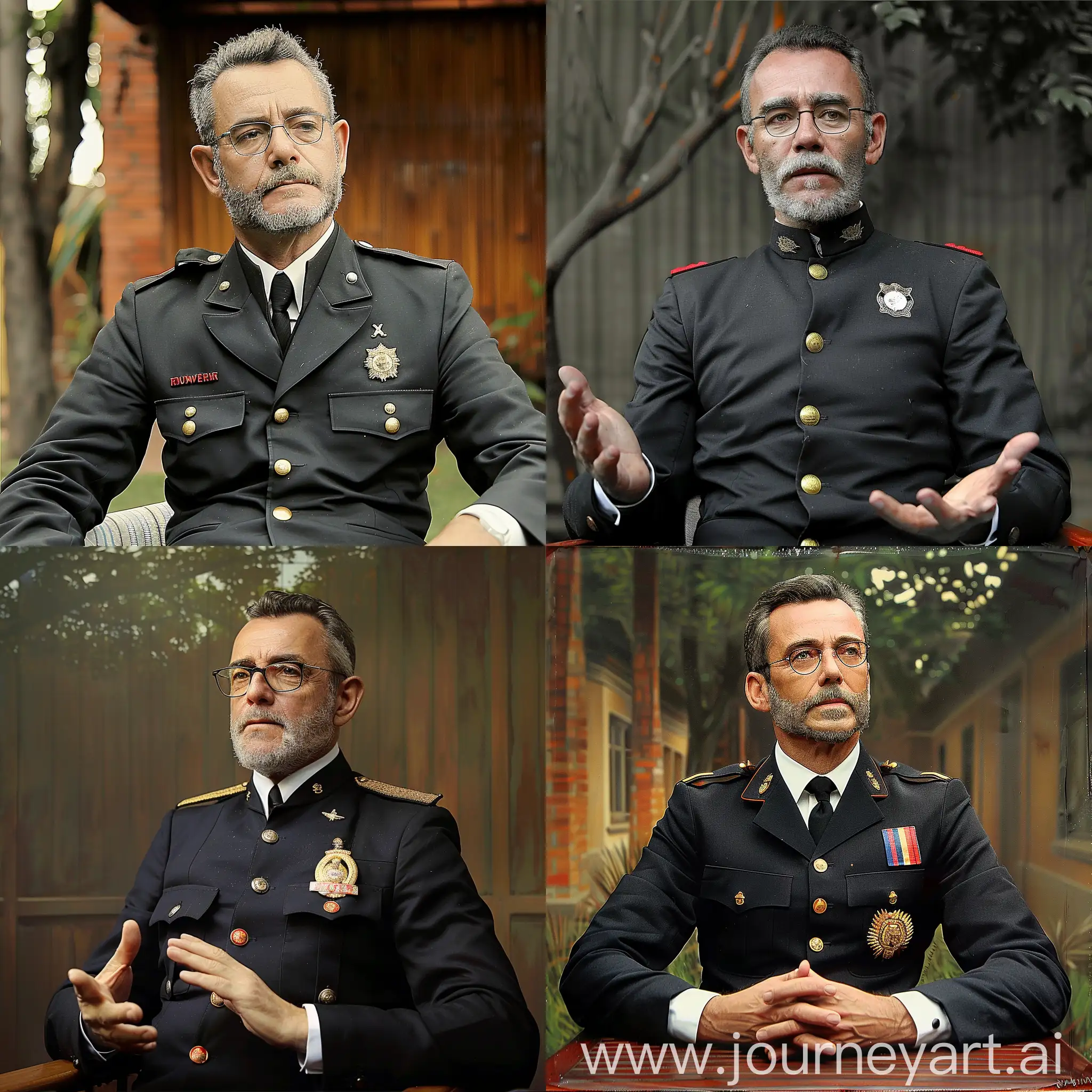 South-American-Police-Chief-with-Beard-in-Uniform