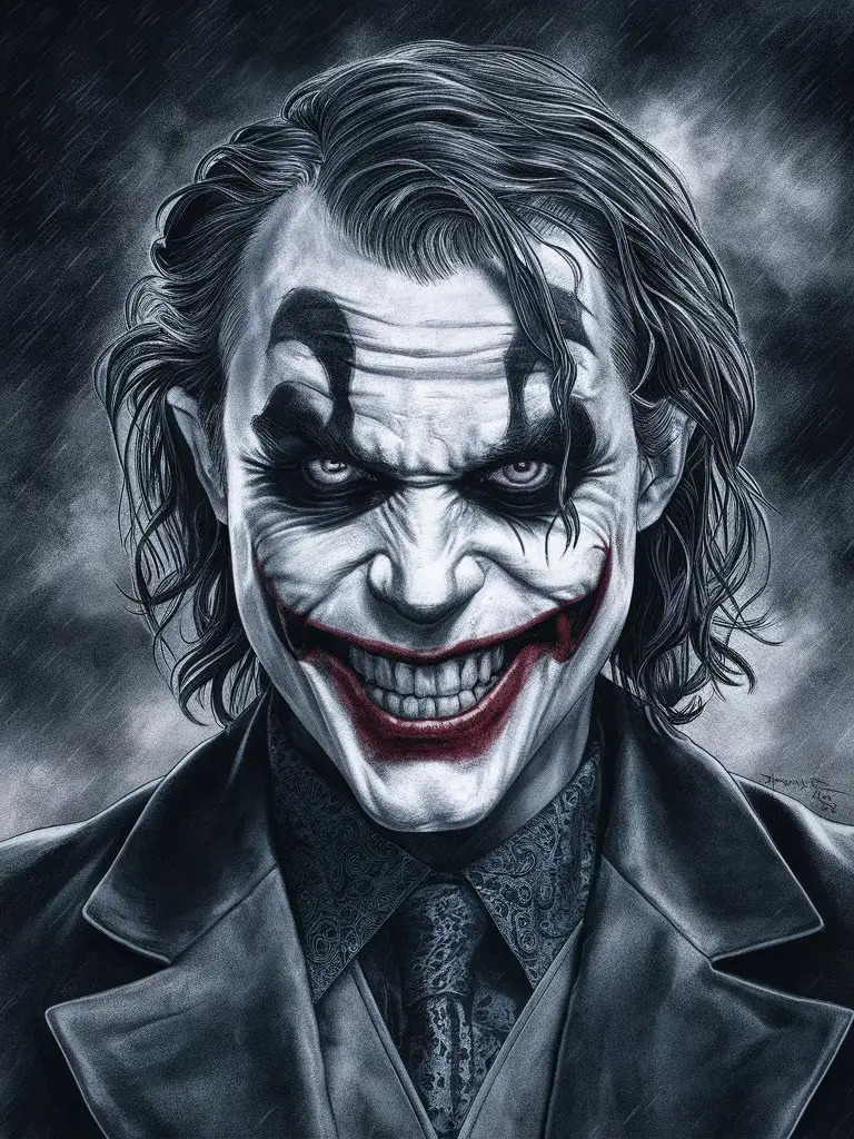 Intense-Portrait-Drawing-of-Jared-LetoLike-Joker-from-Suicide-Squad