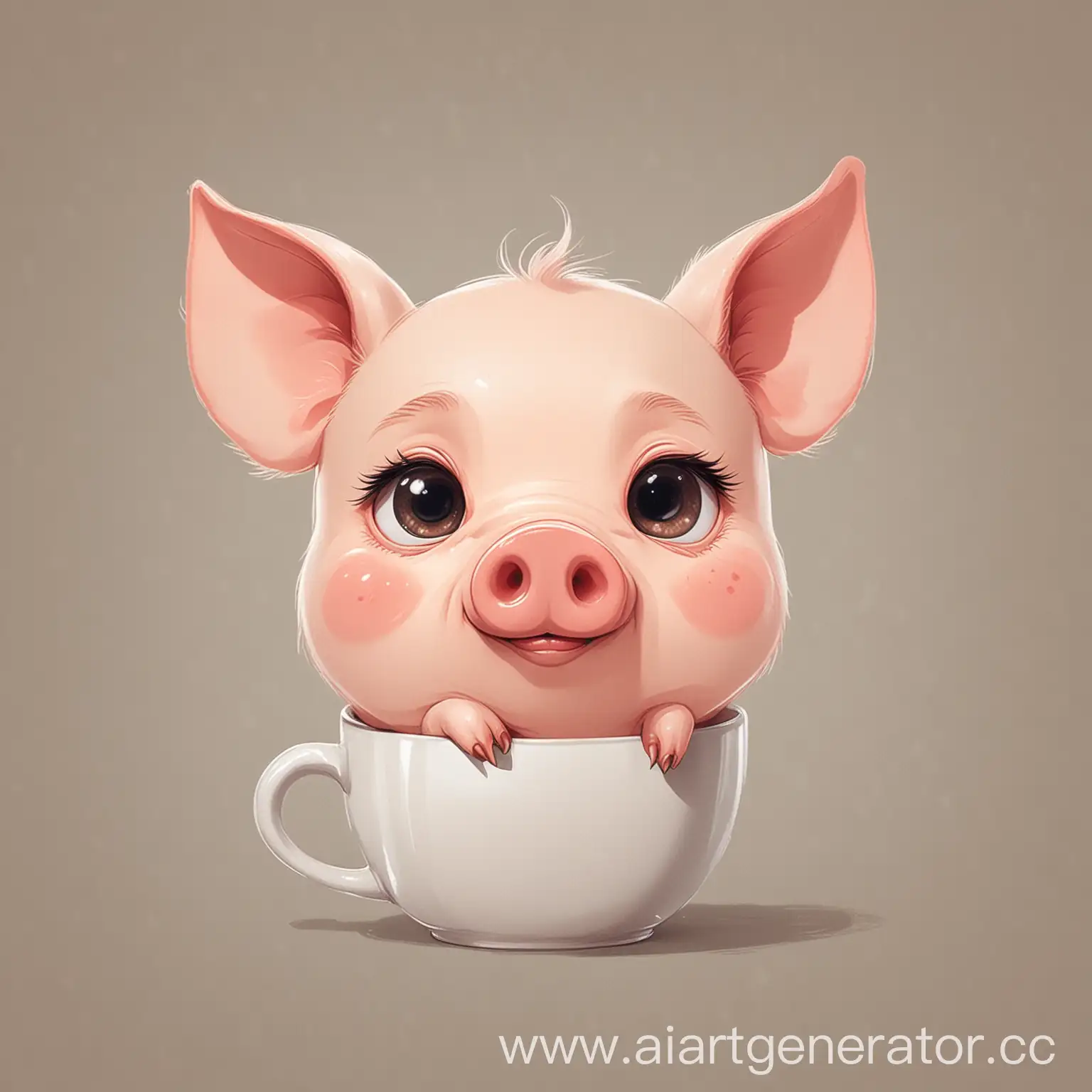 Cute-Pig-Making-Coffee-in-Minimalist-Anime-Style