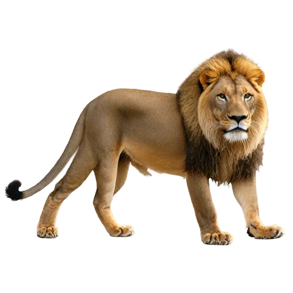 A lion