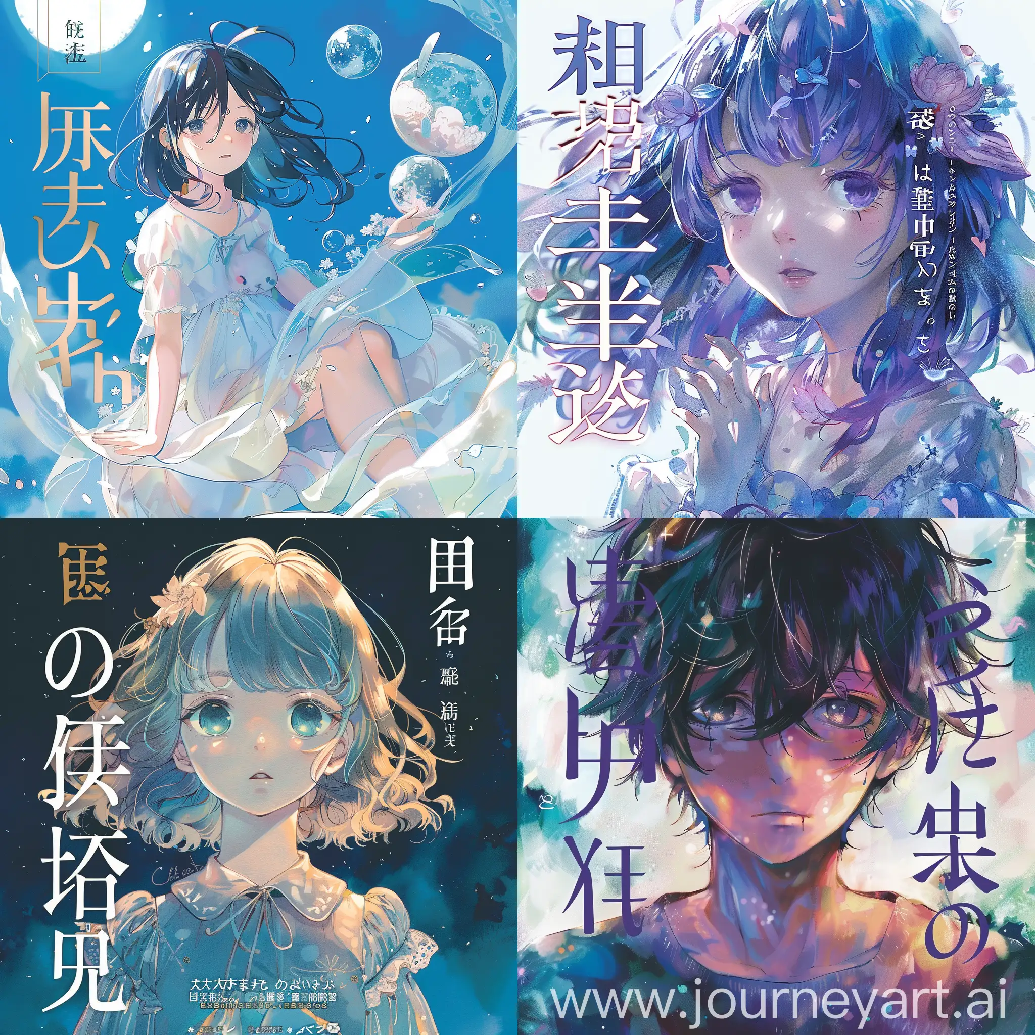 Anime-Character-in-Dream-World-Illustration
