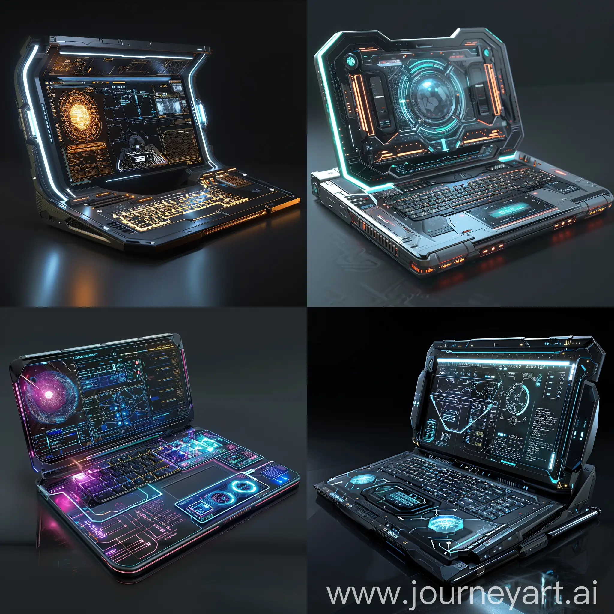 Futuristic-SciFi-Laptop-with-Neural-Interface-and-Quantum-Computing