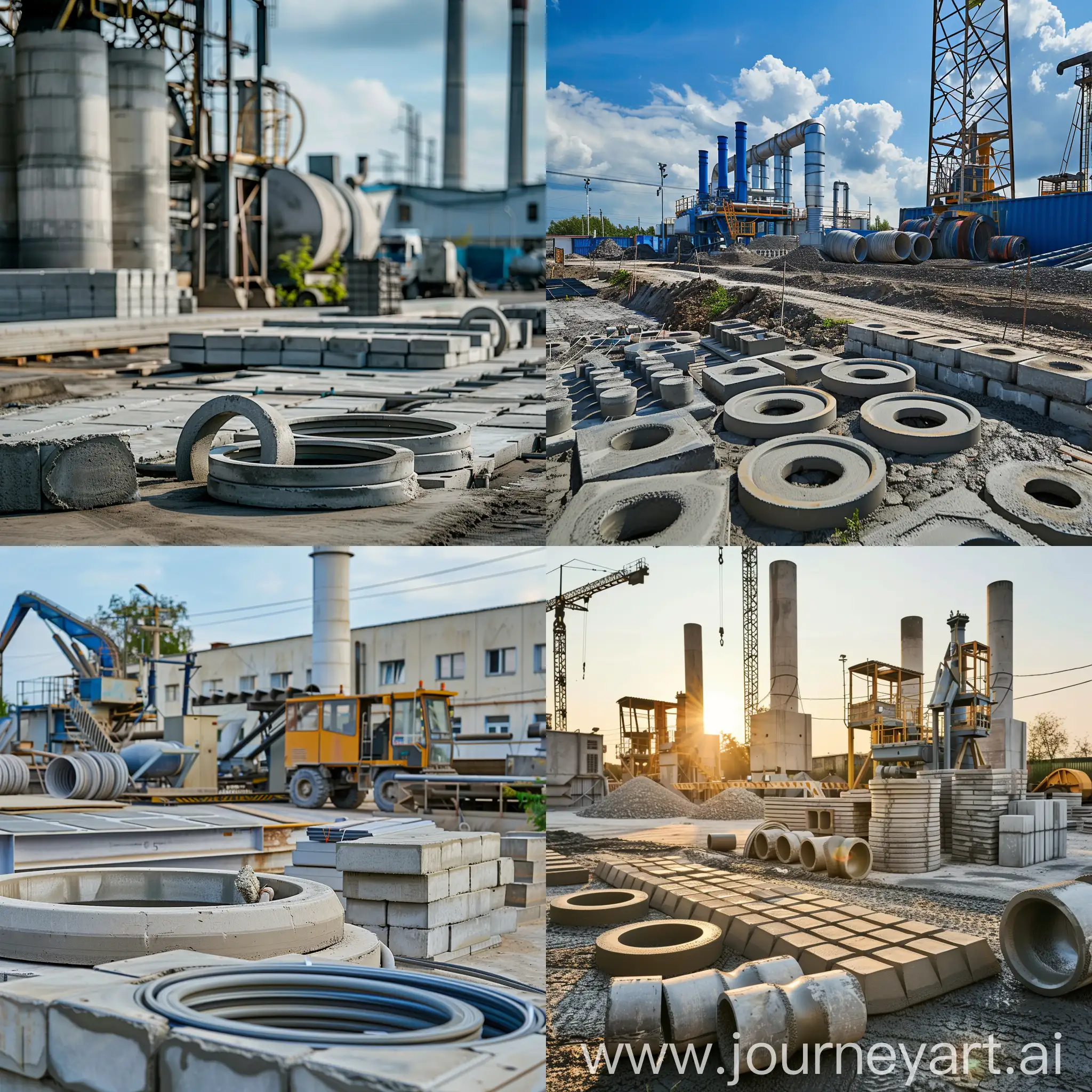 Urban-Concrete-Plant-with-Machinery-and-Products