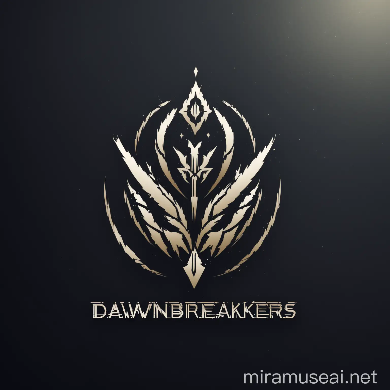 buatkan logo yang bernama (Dawnbreakers) deskripsi
Melambangkan awal yang baru dan meninggalkan masa lalu yang kelam.
Menandakan optimisme dan harapan untuk masa depan yang lebih cerah.
buatkan secara sederhana dan modern

