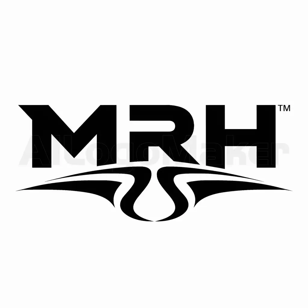 LOGO-Design-for-MRH-Sleek-Text-with-Front-Sty-Symbol-in-Entertainment-Industry