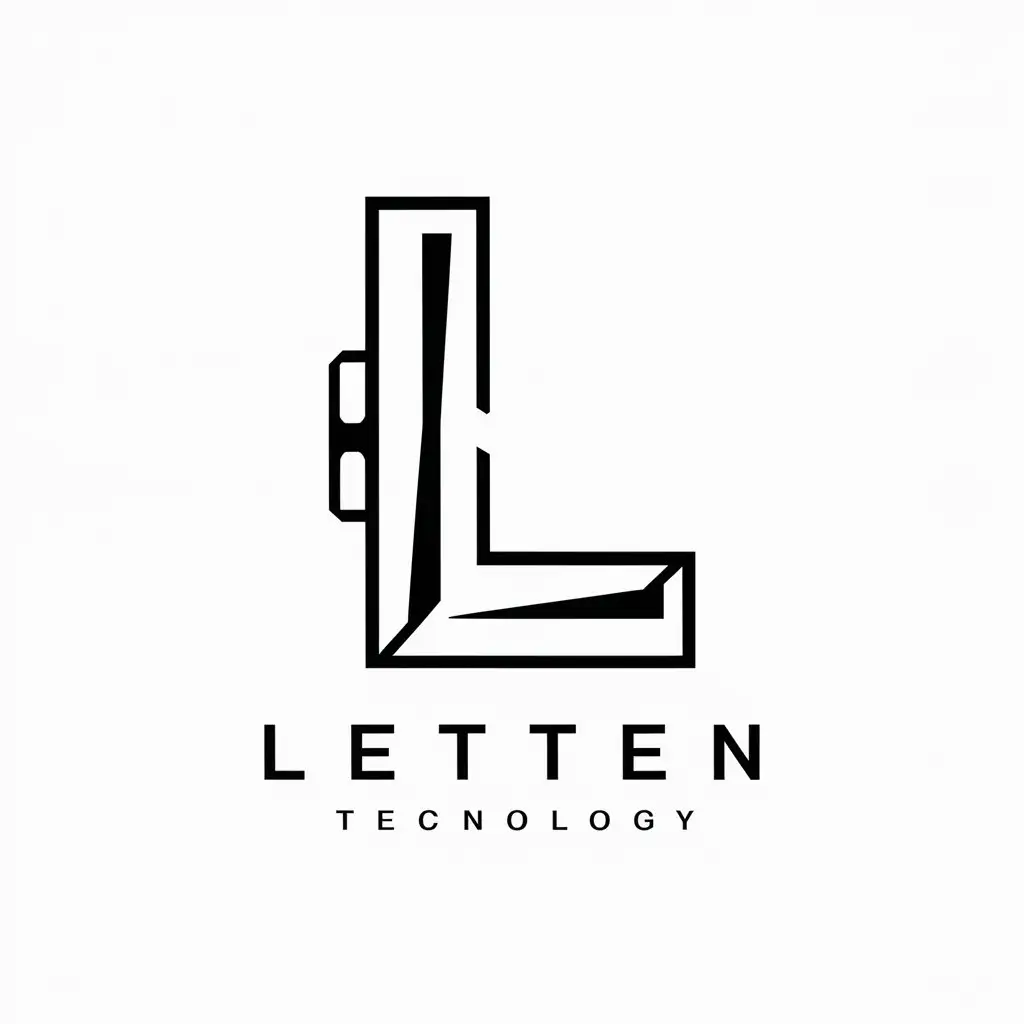 a logo design,with the text "l", main symbol:l,Minimalistic,be used in Technology industry,clear background