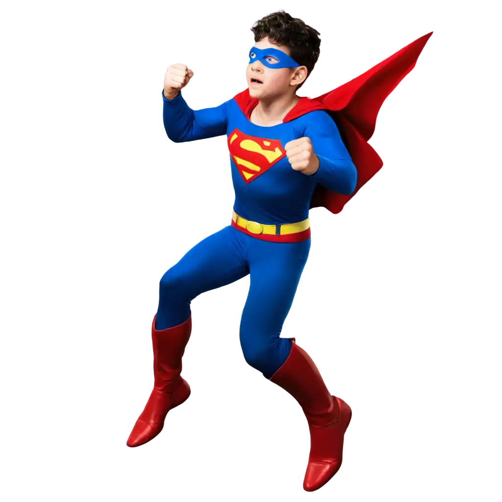 super boy flying
