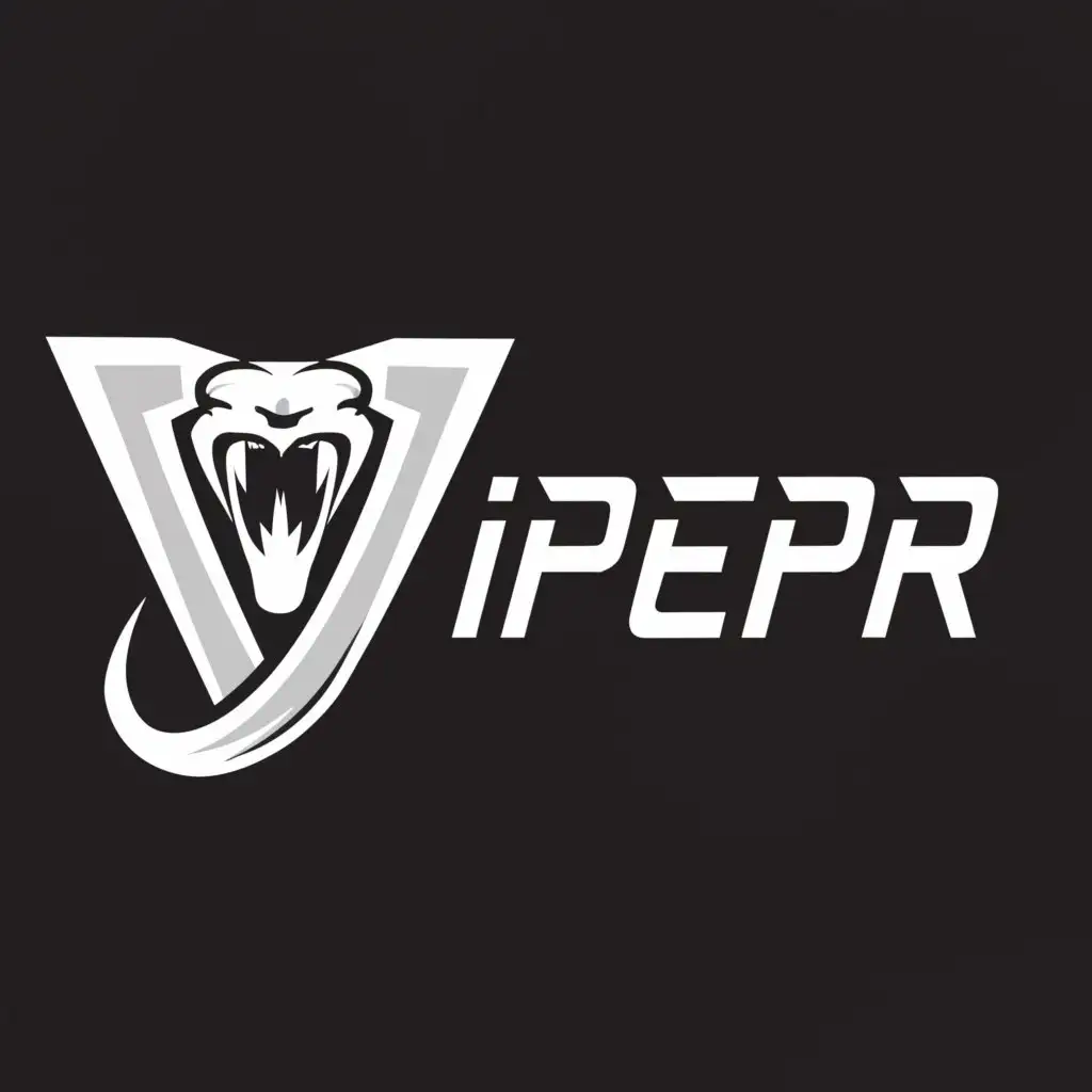 a logo design,with the text "viper", main symbol:viper ,Minimalistic,clear background