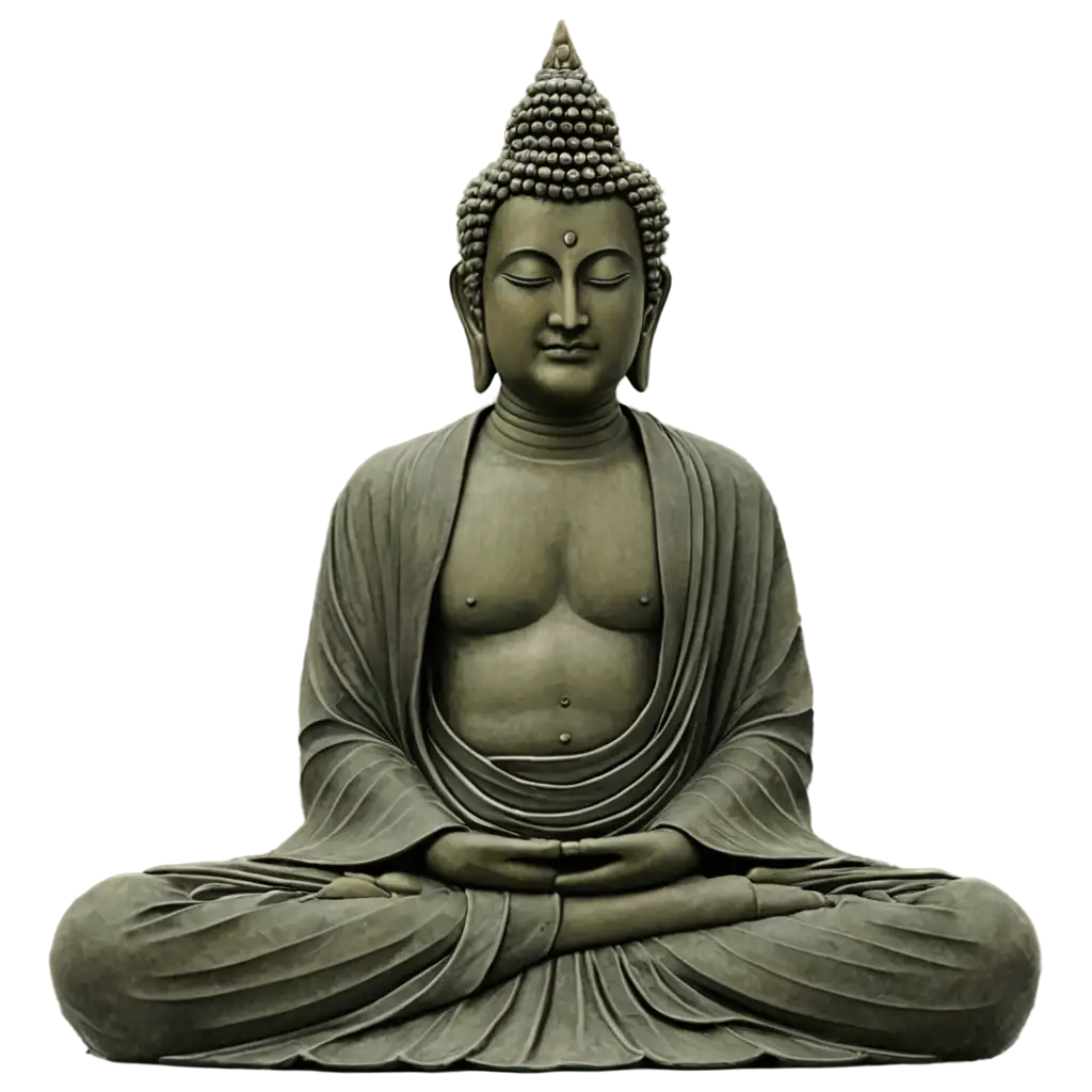Enlightened-Buddha-PNG-Image-Illustrating-Serenity-and-Wisdom