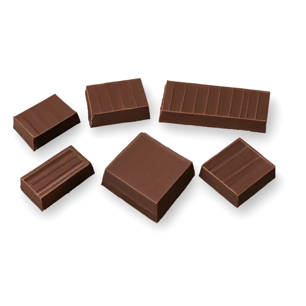 Exquisite-Pieces-of-Chocolate-Captivating-PNG-Image-for-Confectionery-Delights
