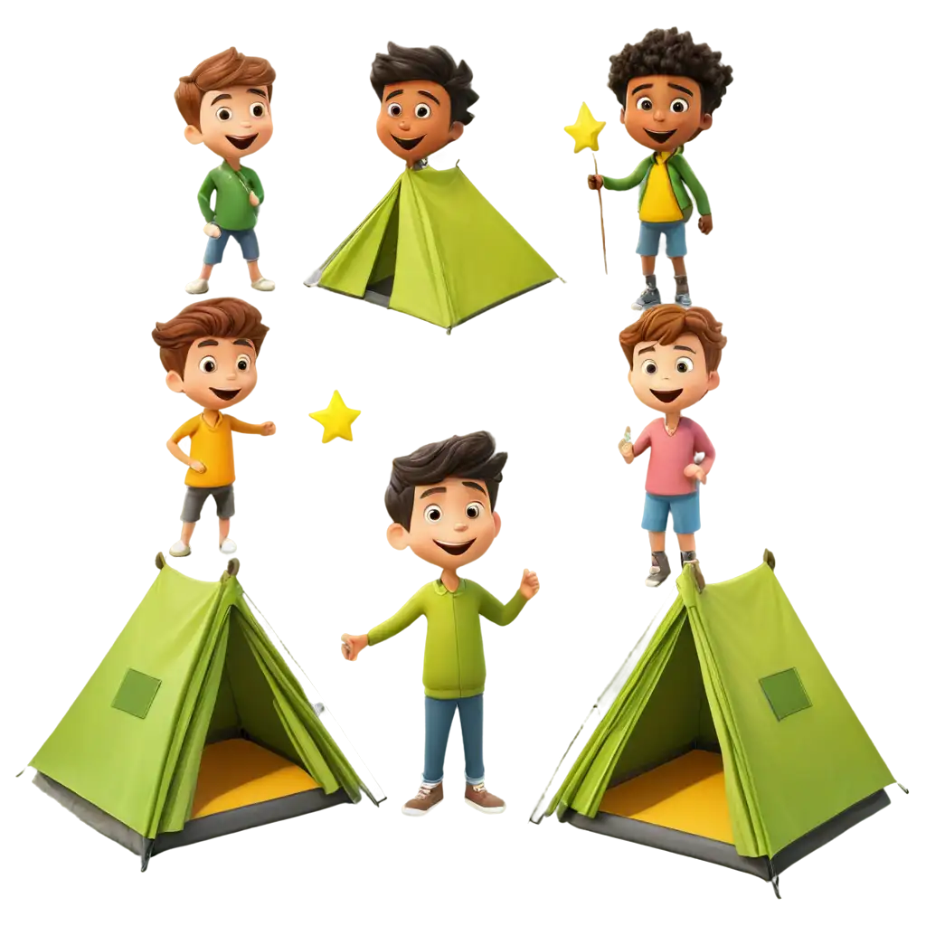 Vibrant-PNG-Illustration-Happy-Kids-Camping-Cartoon