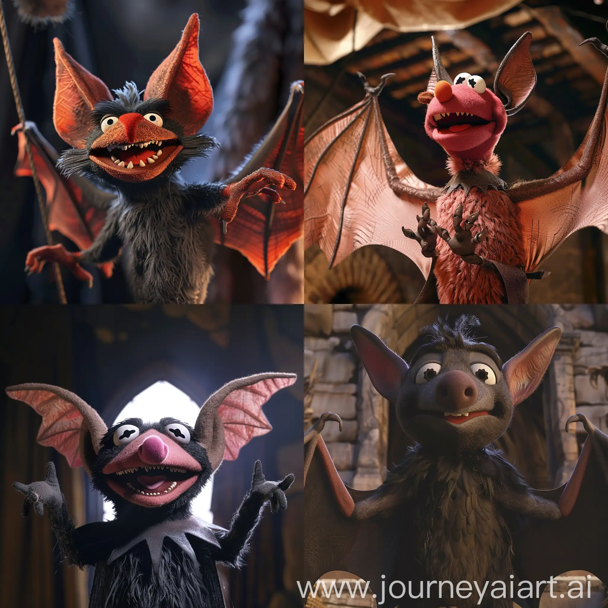 Rouge the bat as a Muppet, Pixar fur VFX, VFX